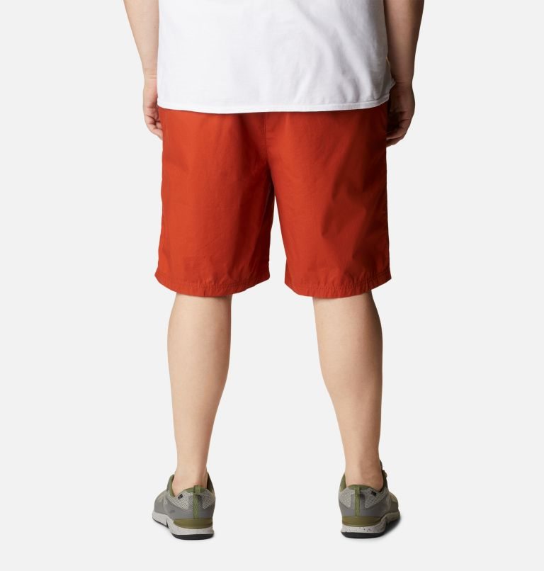 Men's Columbia Washed Out Shorts Orange | Plus Size CA-U6A3L